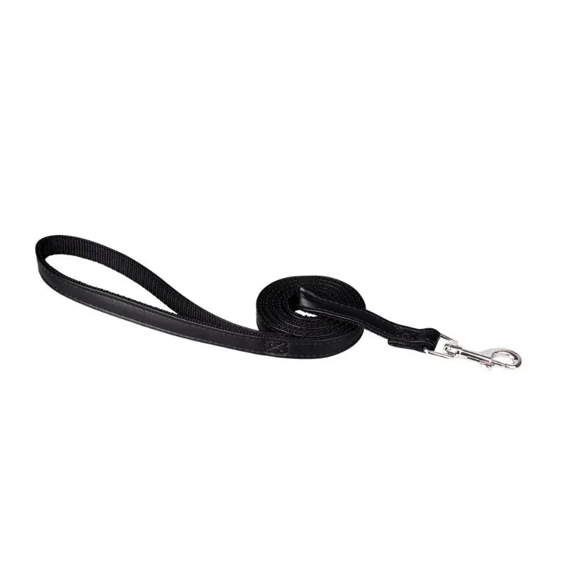 Dog Leashes PU Leather Padded