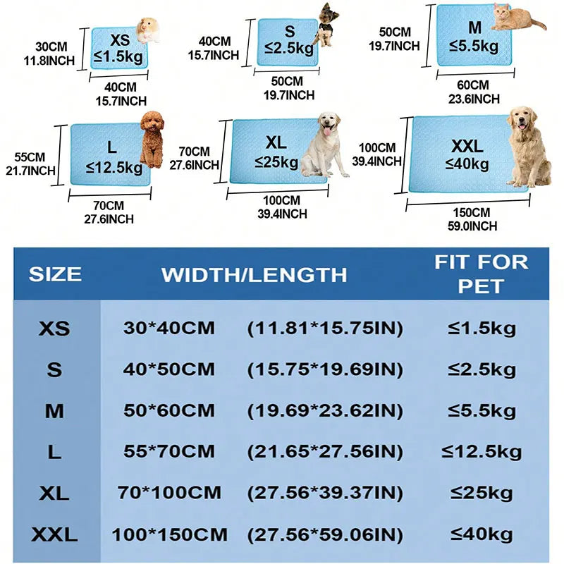 Self Cooling Mat And Sleeping Pad For Pets