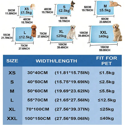 Self Cooling Mat And Sleeping Pad For Pets