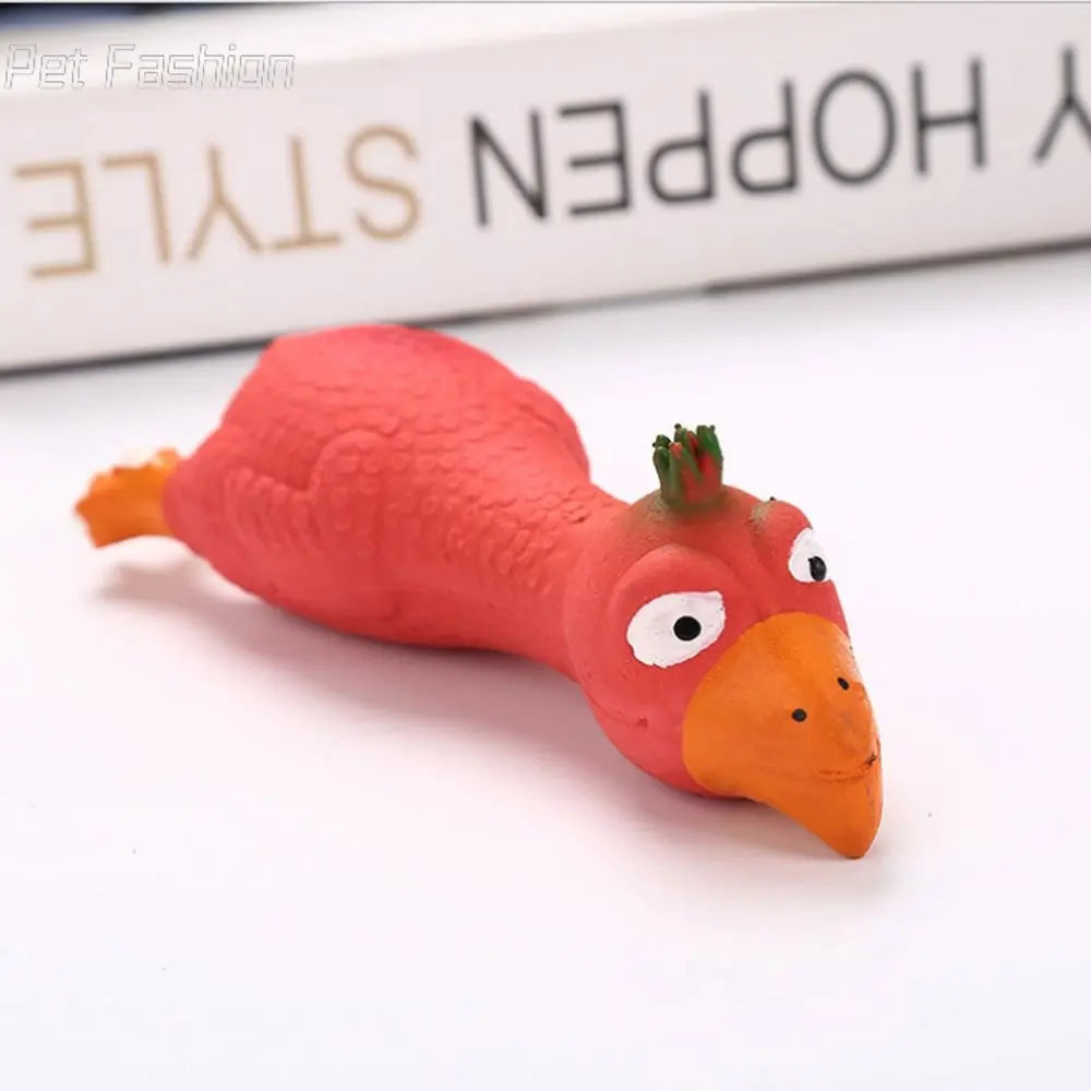 Cute Chicken Shape Pet Squeak Toy