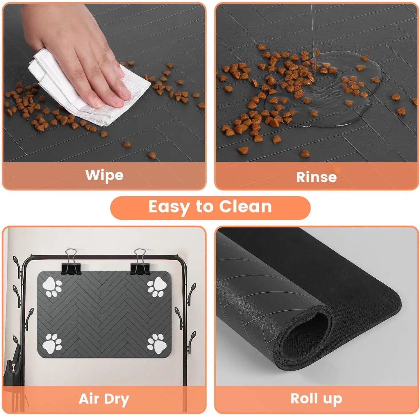 Quick Dry Water & Food Mat