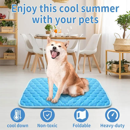 Self Cooling Mat And Sleeping Pad For Pets