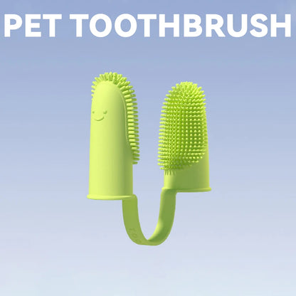 Pet Finger Toothbrush Silicone Tooth Brush Tool