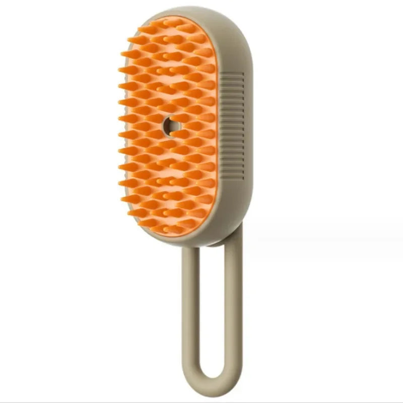 Pet Steam Brush 3 in 1 Pet Spa Brush for Massage, Grooming Comb & Hair Removal