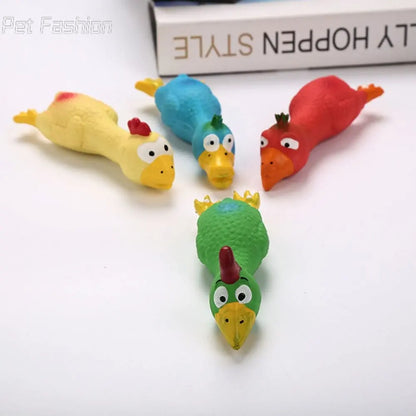 Cute Chicken Shape Pet Squeak Toy